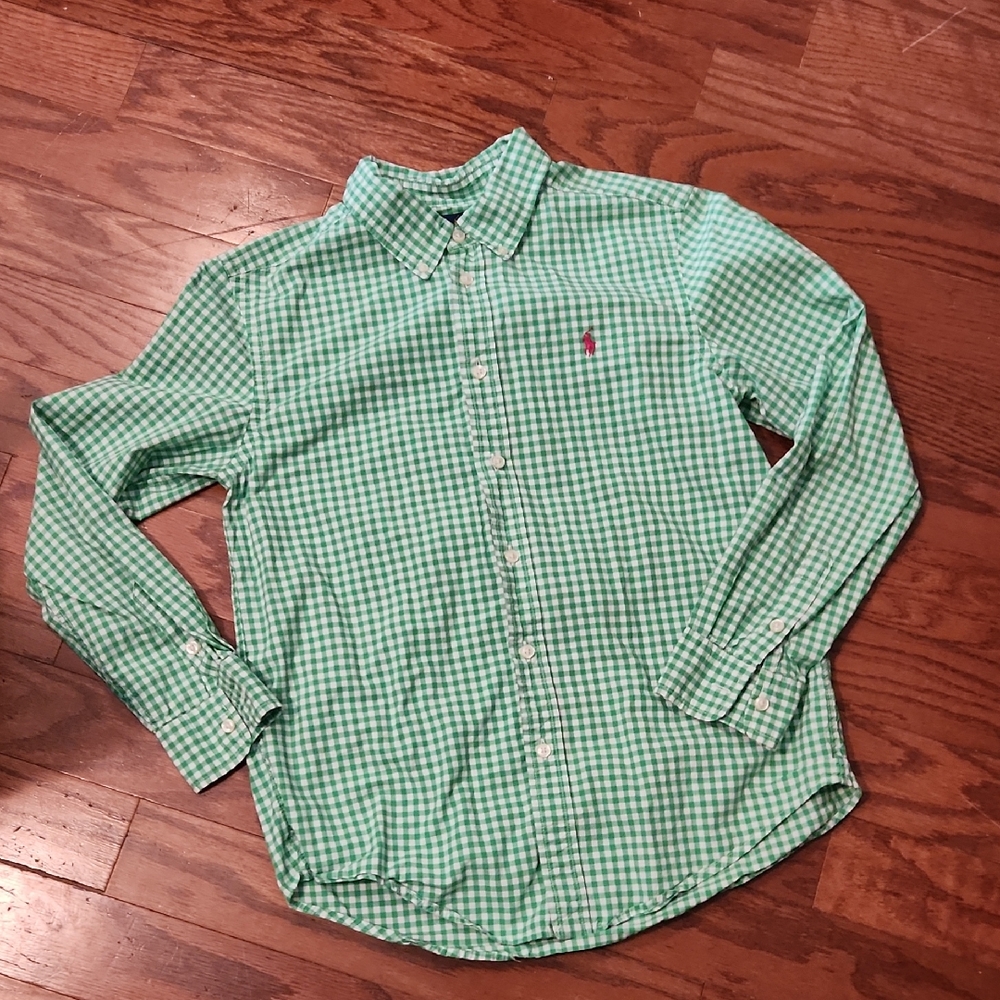 Ralph Lauren Green Casual Button Down Shirt
